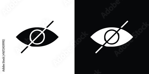 Blindness icon vector Graphic Designs. Suitable for use on web apps,