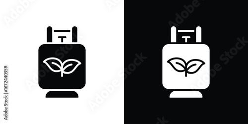 Biogas icon vector Graphic Designs. Suitable for use on web apps,