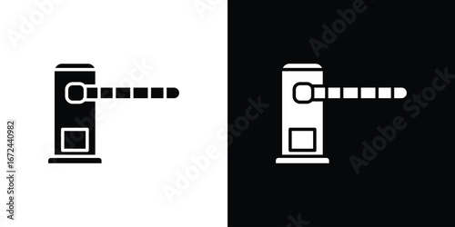 Barrier icon vector Graphic Designs. Suitable for use on web apps,
