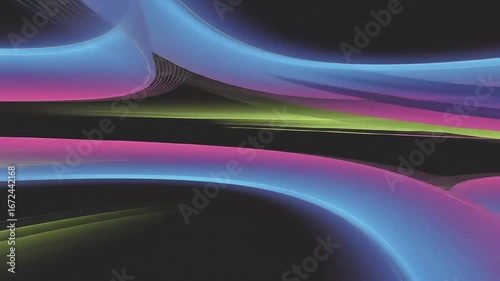 Abstract background with colorful horizontal lines