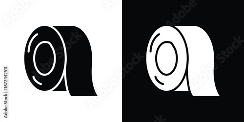 Adhesive tape icon vector Graphic Designs. Suitable for use on web apps,