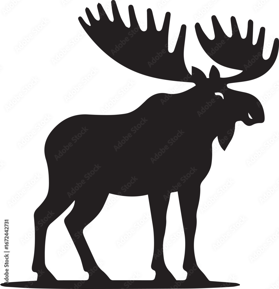 Fototapeta premium Animals Silhouettes Icons