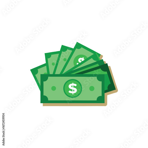 money/currency illustration logo