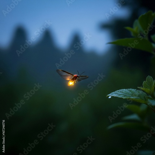 firefly at night