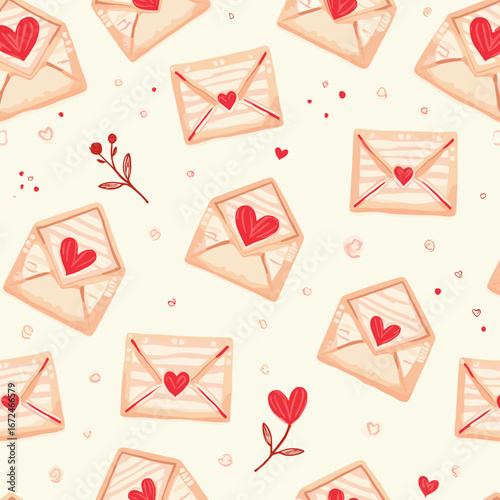 vector illustration of a set of envelopes