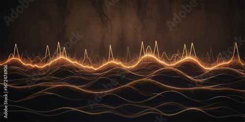 Fractal waves of electric blue light flow across a dark, smoky backdrop in a powerful flash of energy and art