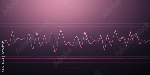 Abstract blue and green cardiogram illustration shows a medical heartbeat on a monitor, reflecting the vital signs of life