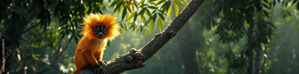 Obraz premium Golden lion tamarin