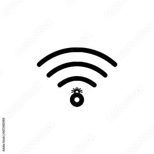 WiFi Signal Icon Black