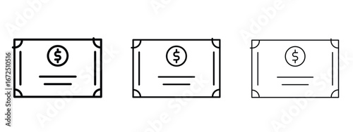 Bonds icon in outline stroke style symbol.