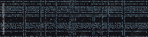Futuristic vector tech background with digital matrix patterns.