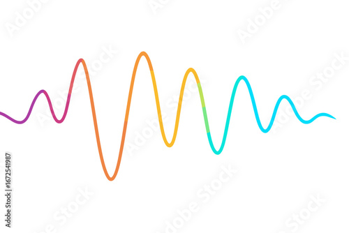 A futuristic, blue-hued visual representation of sound waves as a dynamic, abstract element with frequency pulse modulation