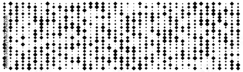 Abstract geometric pattern in black and white vector tech background.