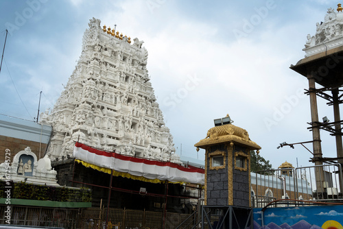 Tirupati, aux portes du divin; White Majesty under Sacred Skies