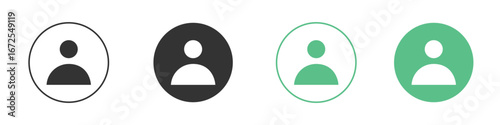 Individual icons silhouette in flat black style.