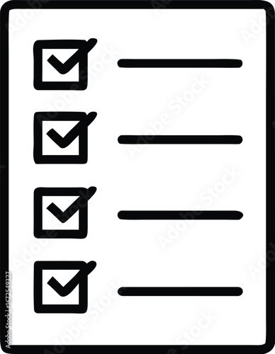 checklist to do list, Checklist and Tick Icon Vector Design.