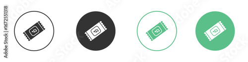 Energy bar icons silhouette in flat black style.