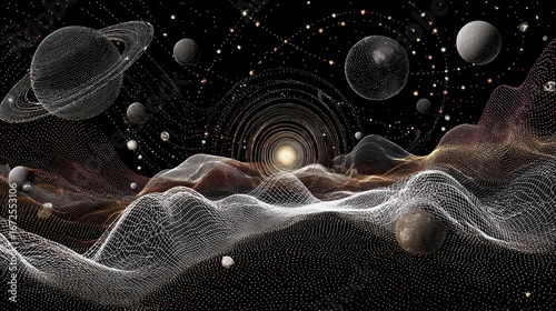 Abstract cosmic landscape (4)