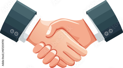 handshake vector illustration