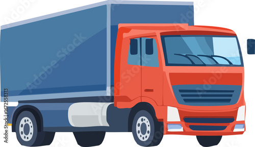 truck isolated on white