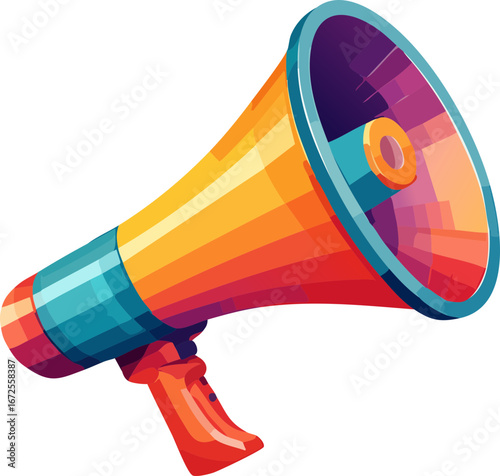 megaphone and loudspeaker
