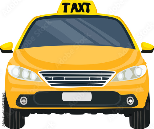 yellow taxi car