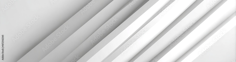 Obraz premium Angular White Lines with Subtle Shadows Create an Abstract and Dynamic Background Experience for Digital Use