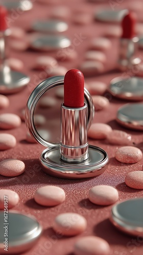 Cozy Indoor Ambiance With Lit Candle and Decorative Elements During Winter Af...