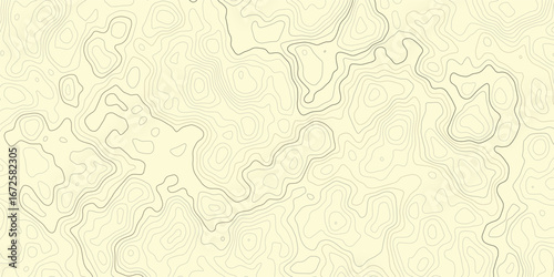 Topographic map patterns, topography line map. Vintage outdoors style, Topography map background. Vector geographic contour map.