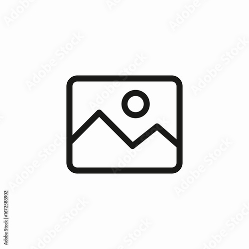 Free Download landscape photo icon sign vector - GFXLoad
