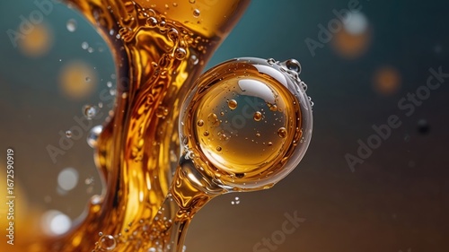 Abstract Oil and Water