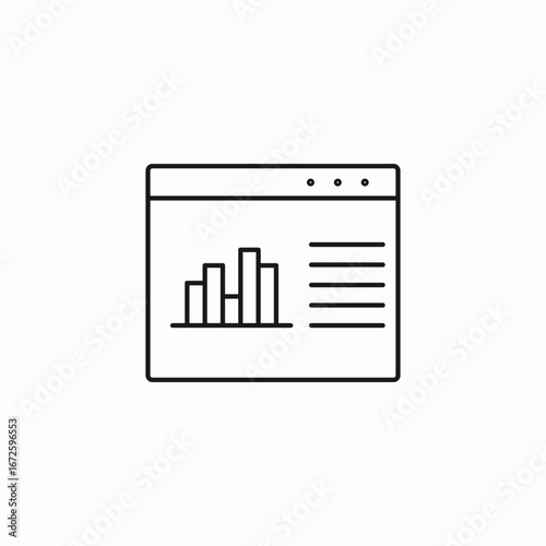 website bars icon sign vector