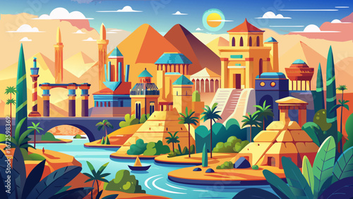 Luxor, Egypt, where the Valley of the Kings and grand temples reveal pharaohs’ legacies. Along the Nile, ancient wonders meet modern life, preserving timeless grandeur under desert skies.