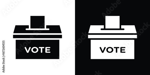 Voting icon design vector collection. flat icons.