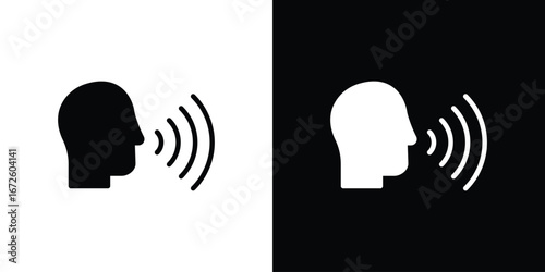 Voice icon design vector collection. flat icons.