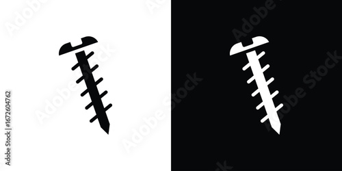 Screw icon design vector collection. flat icons.