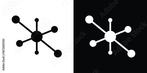 Network icon design vector collection. flat icons.