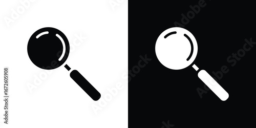 Loupe icon design vector collection. flat icons.
