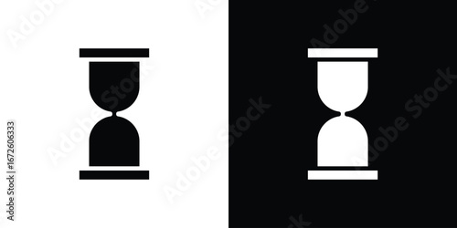 Hourglass icon design vector collection. flat icons.