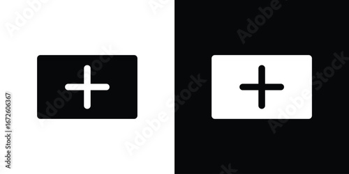 Hospital sign icon design vector collection. flat icons.