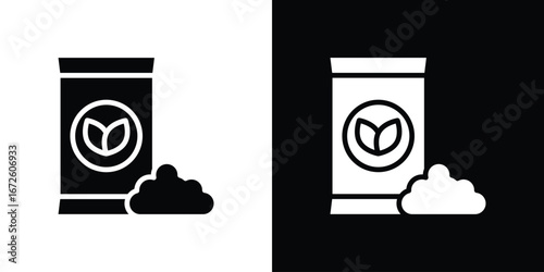 Fertilizer icon design vector collection. flat icons.