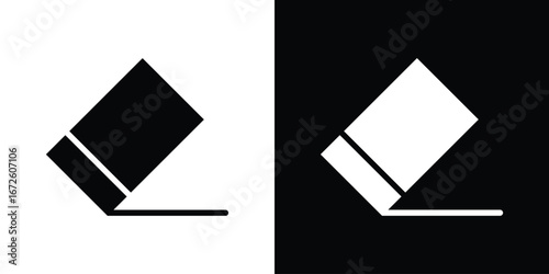 Eraser icon design vector collection. flat icons.