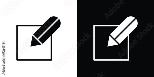 Edit button icon design vector collection. flat icons.