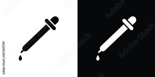 Dropper icon design vector collection. flat icons.