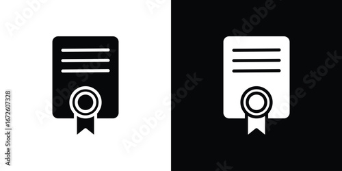 Diploma icon design vector collection. flat icons.