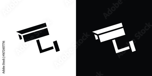 CCTV icon design vector collection. flat icons.