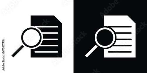 Case study icon design vector collection. flat icons.