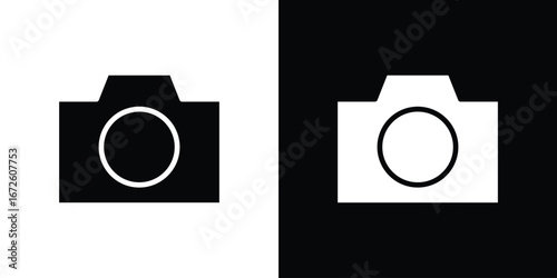 Camera icon design vector collection. flat icons.