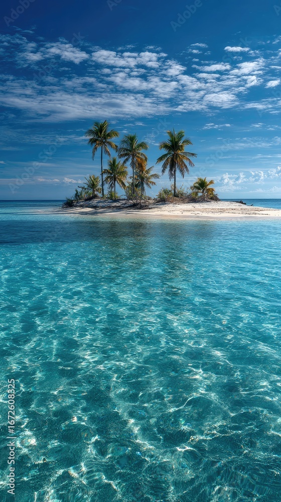 Fototapeta premium Tropical island paradise