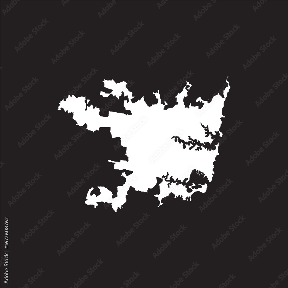 Obraz premium Sydney map icon